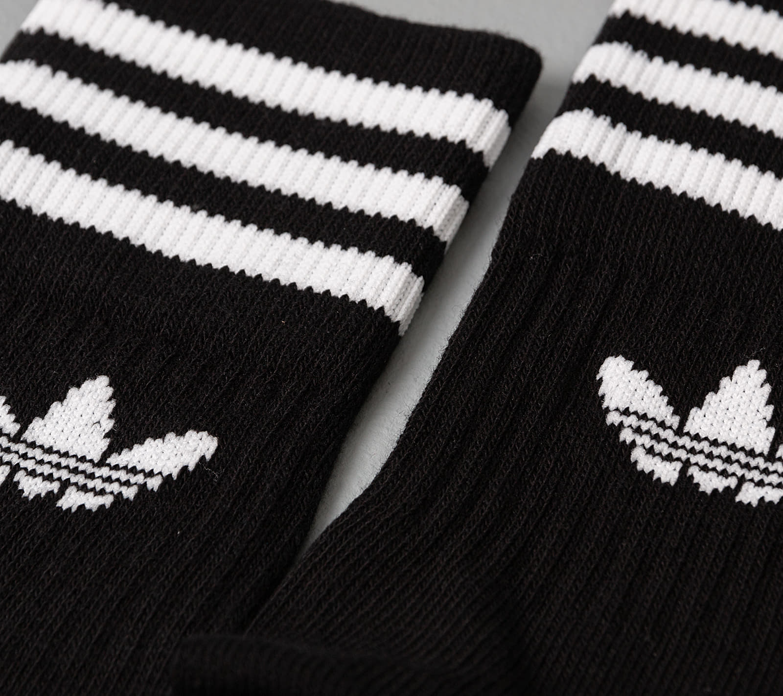 adidas Mid Cut Crew Socks Black - 1 | YEO