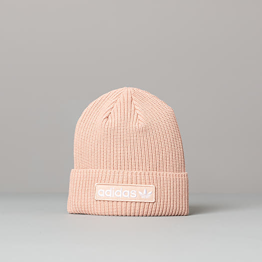 Adidas pink trefoil beanie clearance