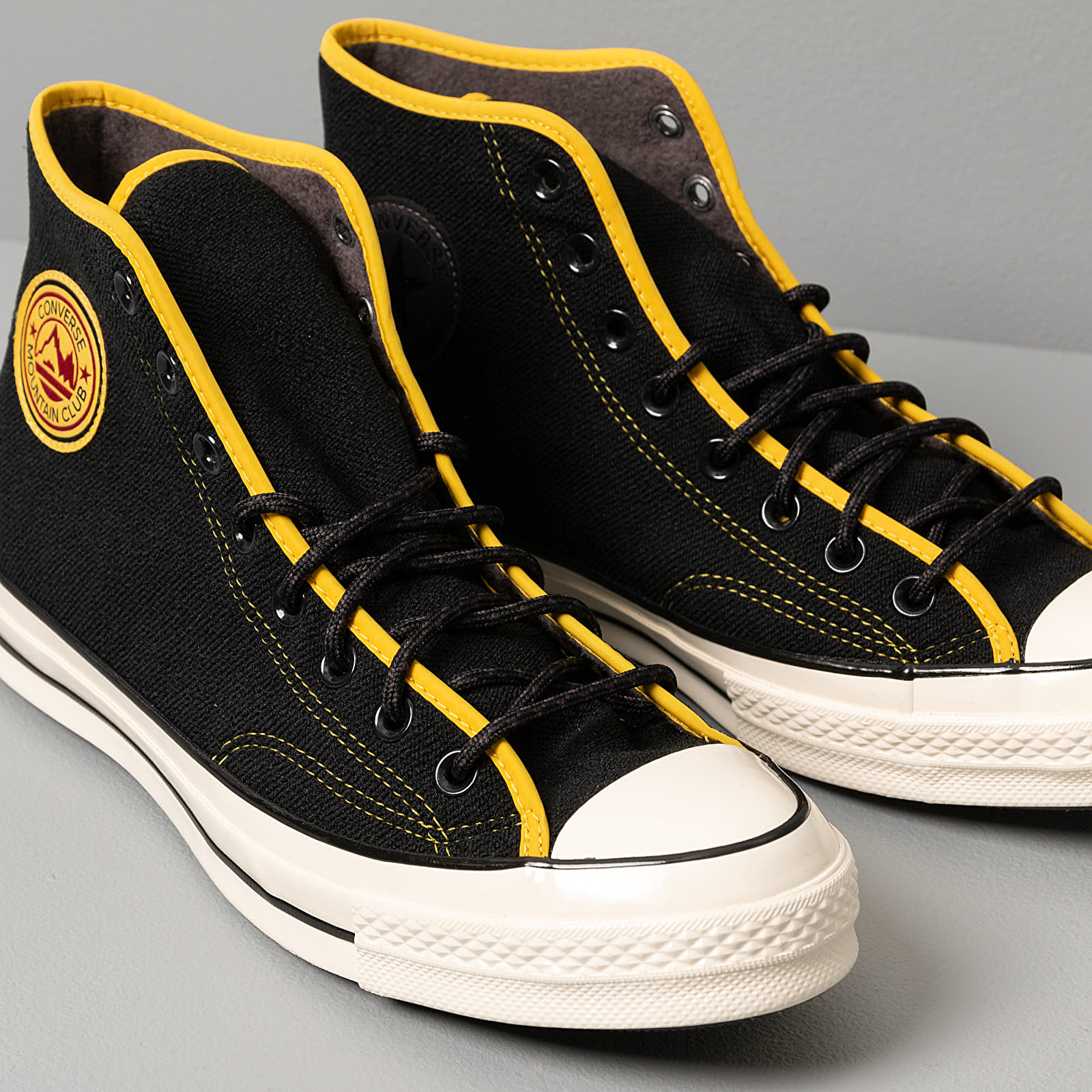 Pánské tenisky a boty Converse Chuck 70 Archival Terry Black/ Vivid Sulfur/ Egret