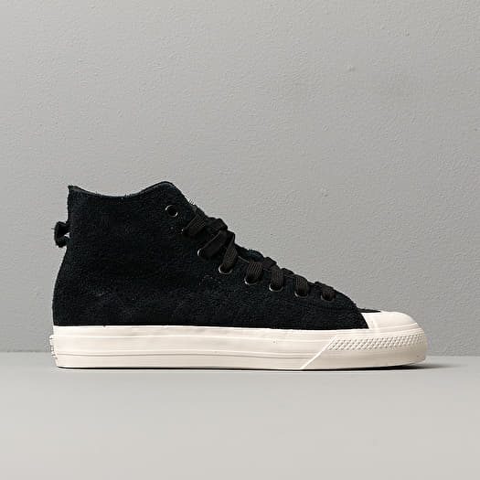 Men\'s shoes adidas Nizza Hi Rf Core Black/ Core Black/ Off White | Footshop | High Top Sneaker