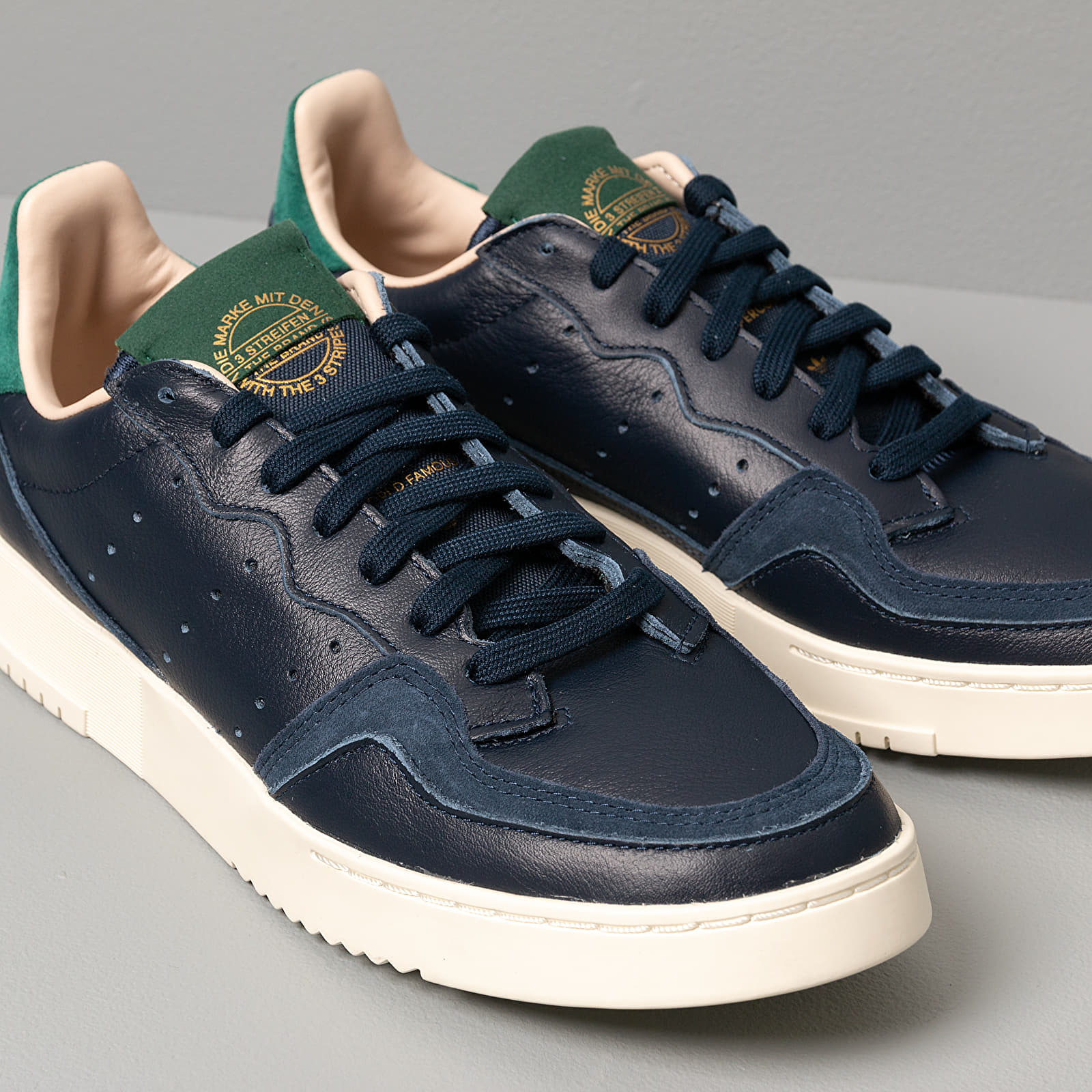 Men s shoes adidas Supercourt Collegiate Navy Collegiate Navy Core Green Footshop
