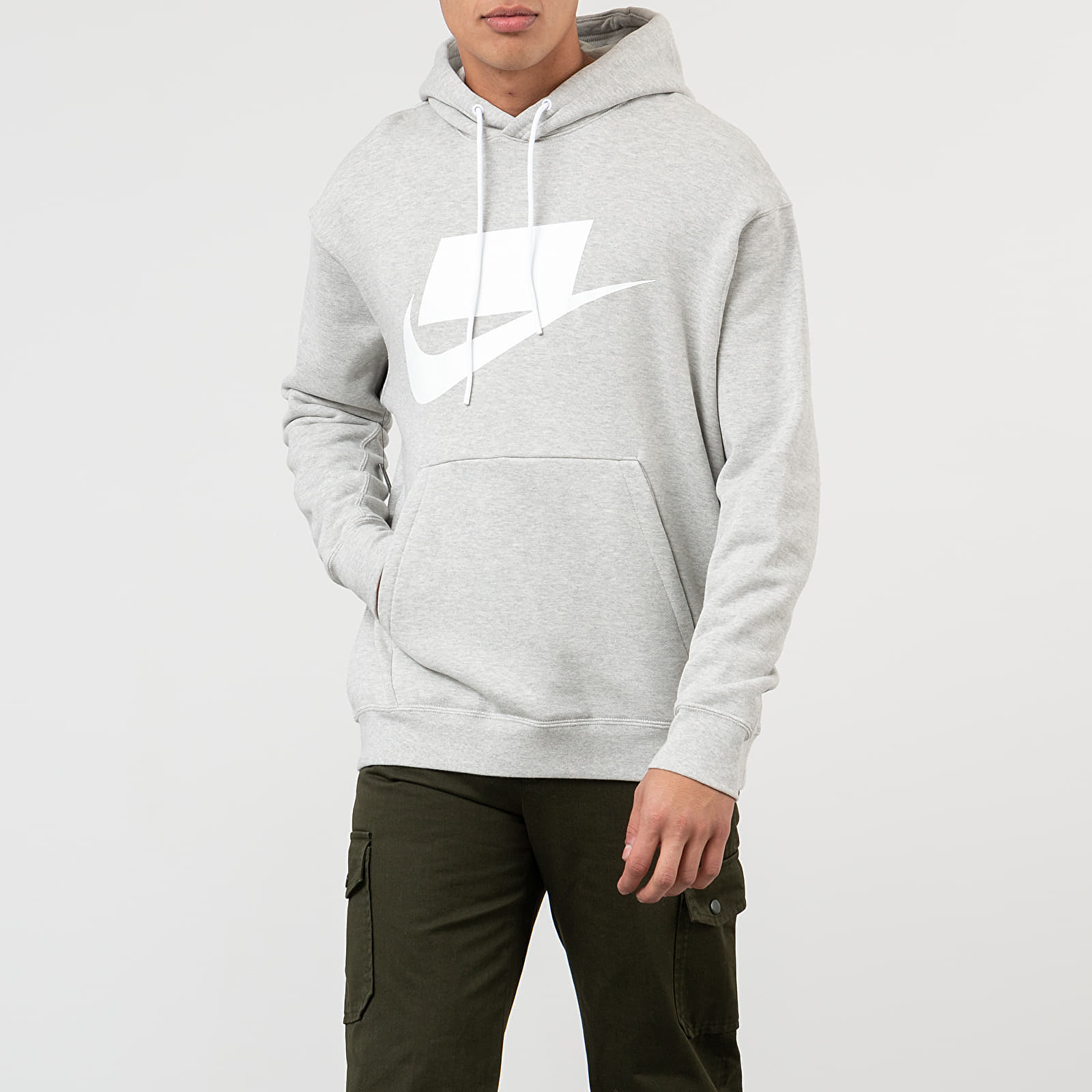 Sweatshirts Nike Sportswear NSP Hoodie Grey Heather/ White