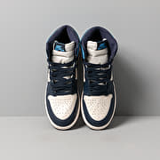 Chaussures et baskets femme Air Jordan 1 Retro High OG Gs Sail Obsidian University Blue Footshop