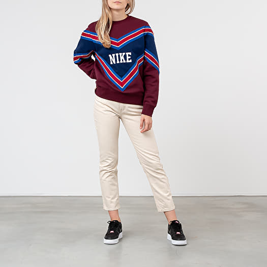 Maroon nike crew neck sweatshirt online