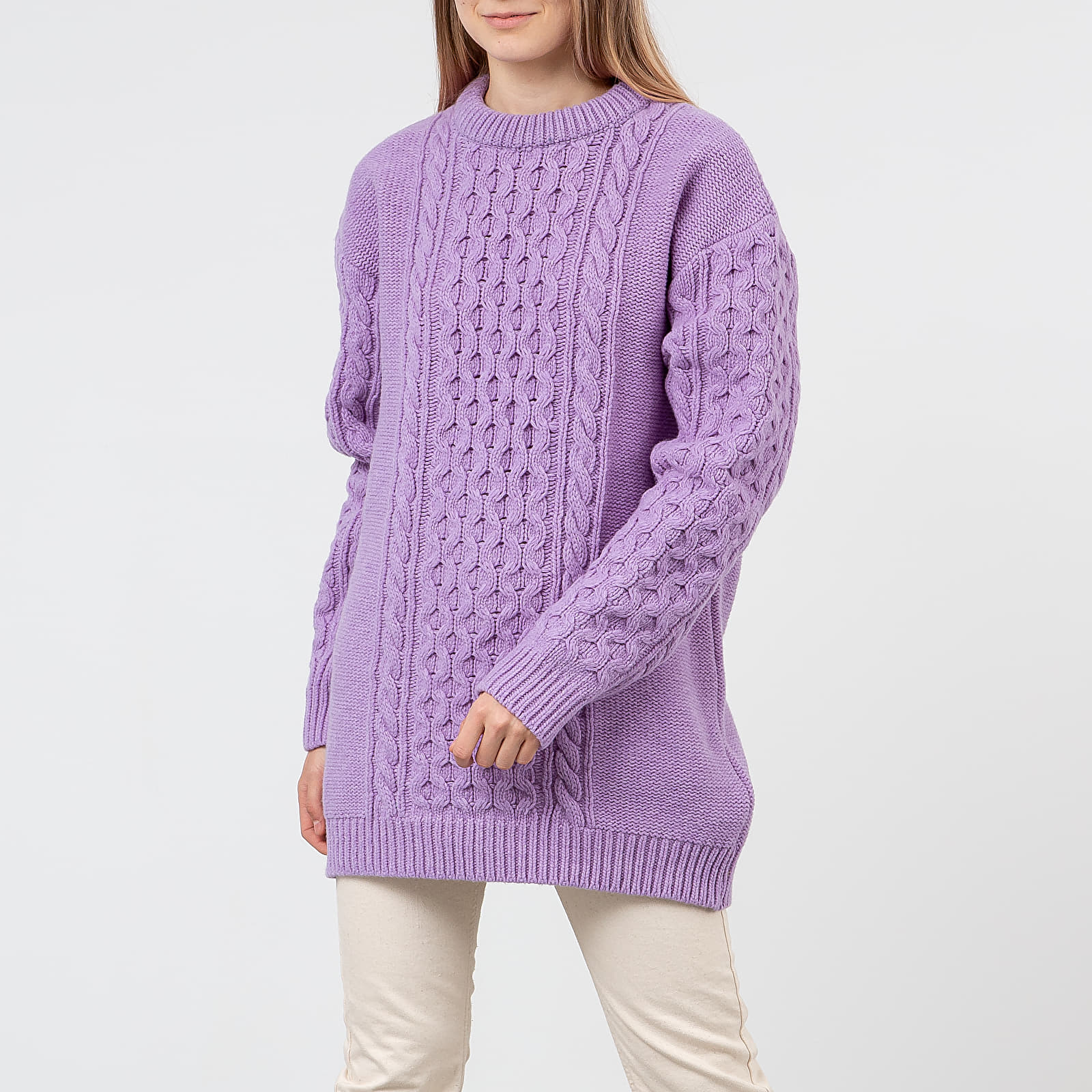 Pulóverek Han Kjøbenhavn Boyfriend Knit Sweatshirt Purple