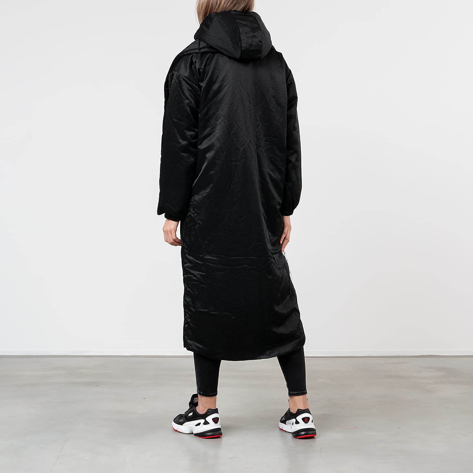 Jacken adidas Long Padded Jacket Black