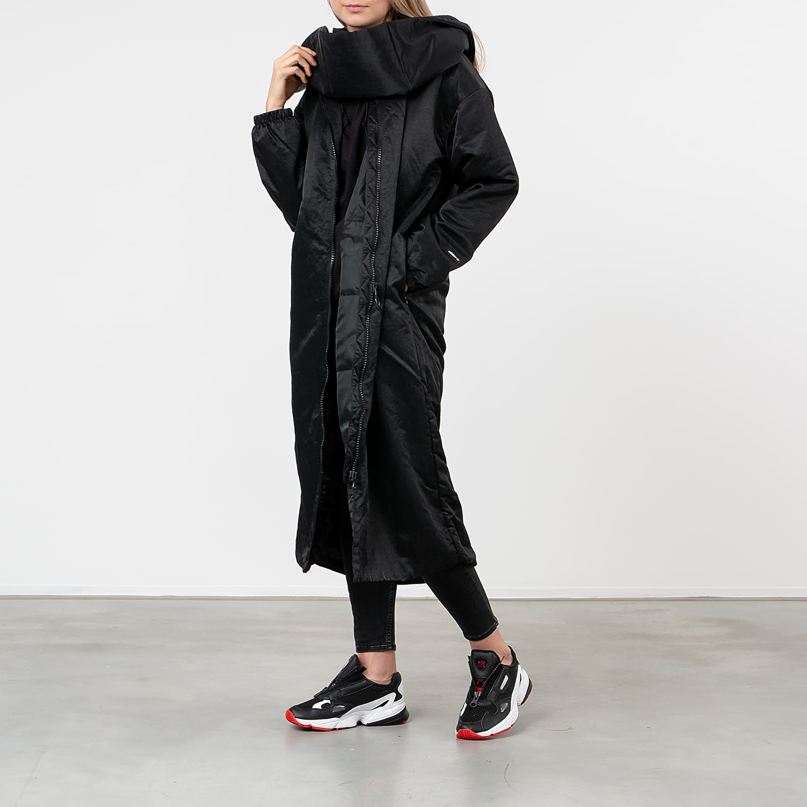 Jackets adidas Long Padded Jacket Black Footshop