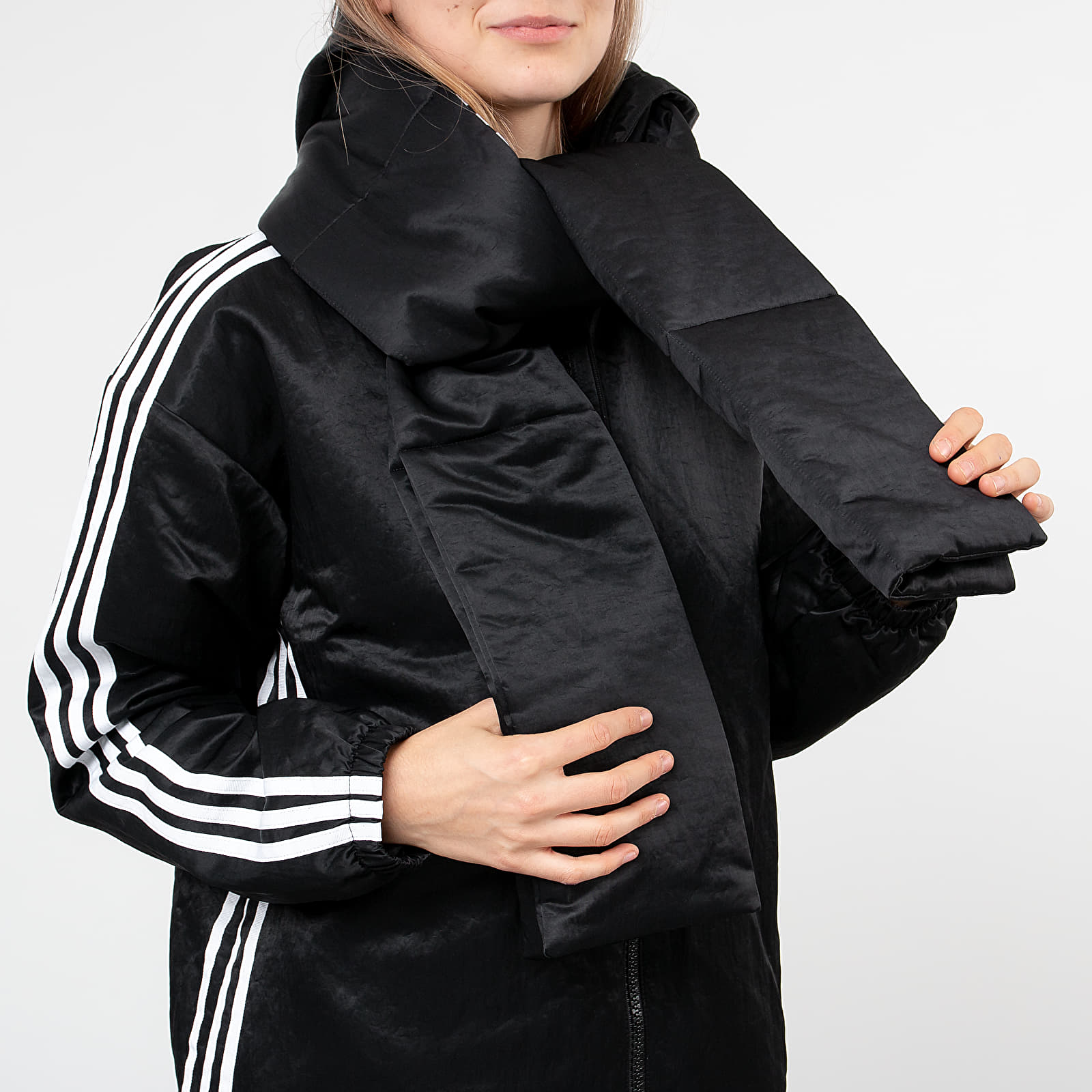 Jacken adidas Long Padded Jacket Black