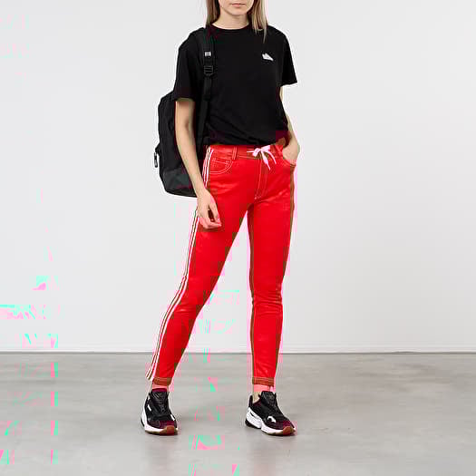 adidas&fiorucci 赤 ストライプ スキニーパンツ Pants adidas by Fiorucci Track Pants Red | Footshop