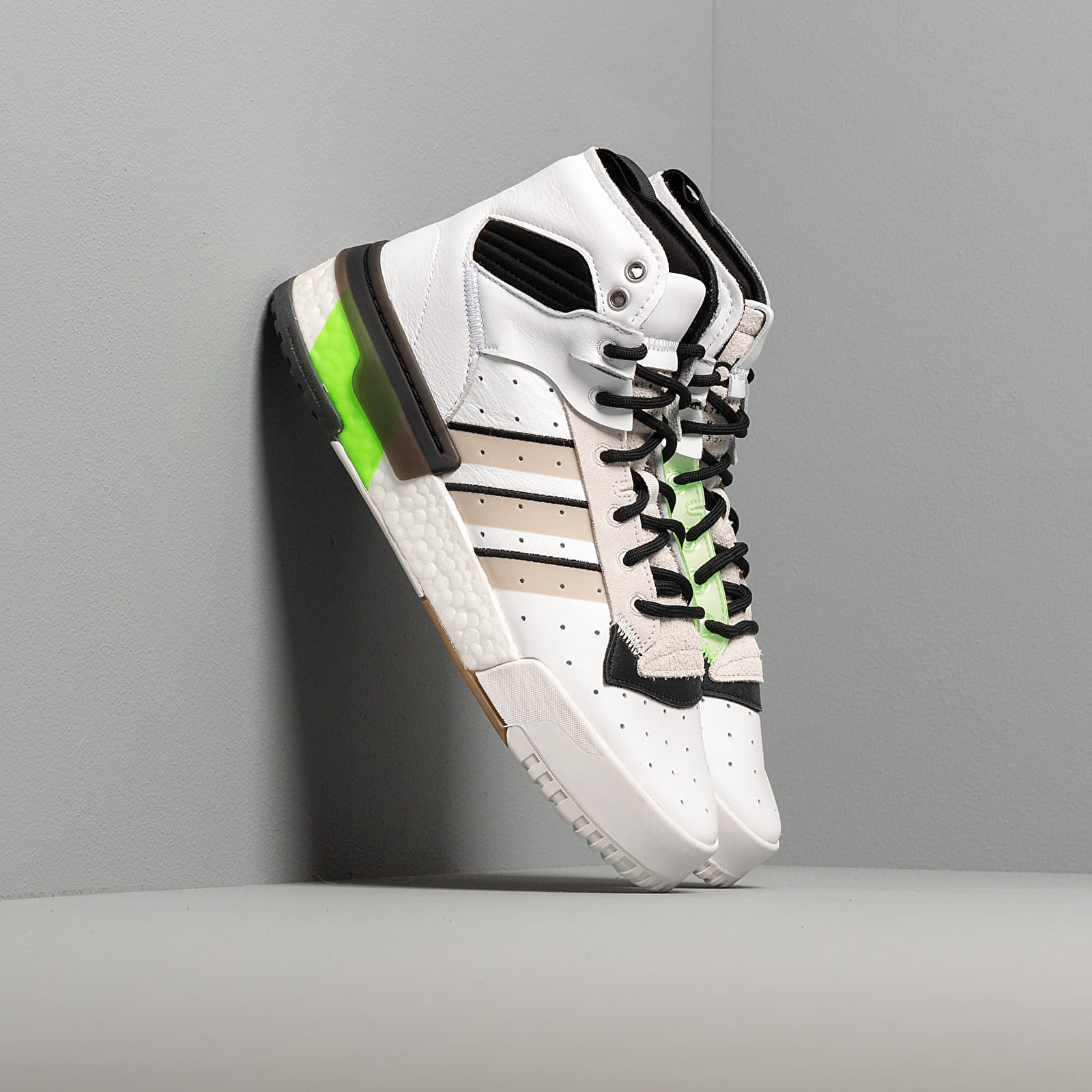 Men's shoes adidas Rivalry RM Ftw White/ Crystal White/ Semi Green