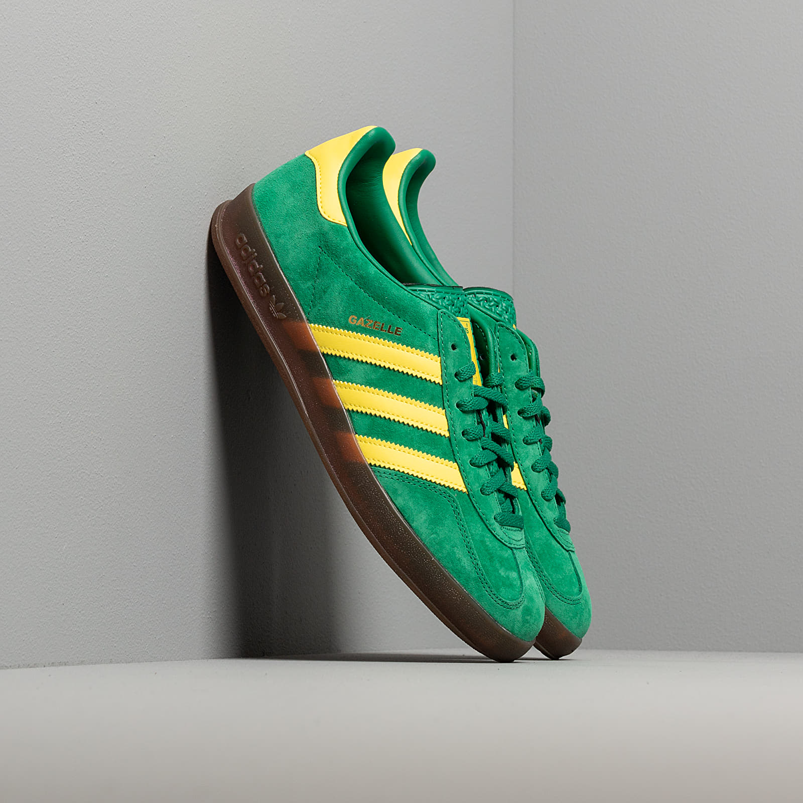 Men's shoes adidas Gazelle Indoor Bright Green/ Beta Yellow/ Gum5