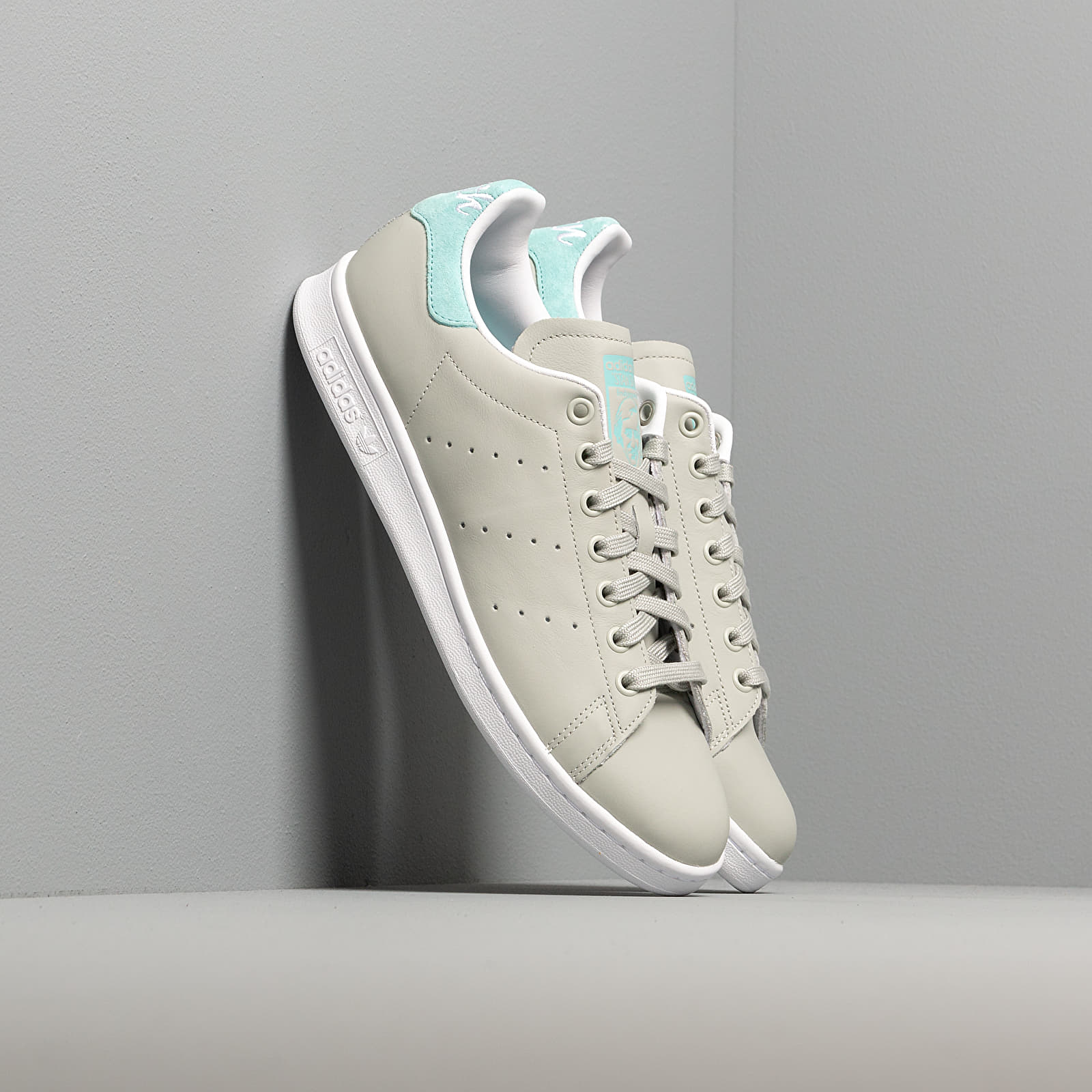 Men's shoes adidas Stan Smith Ash Silver/ Easy Mint/ Ftw White