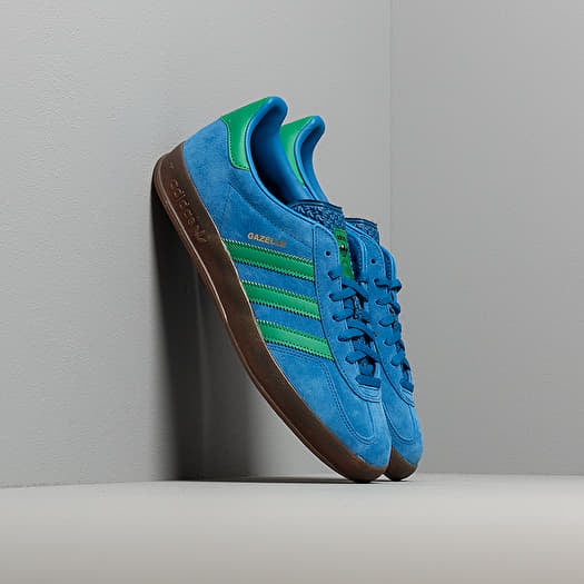 adidas Gazelle Indoor Lust Blue Bright Green Gum5 Footshop