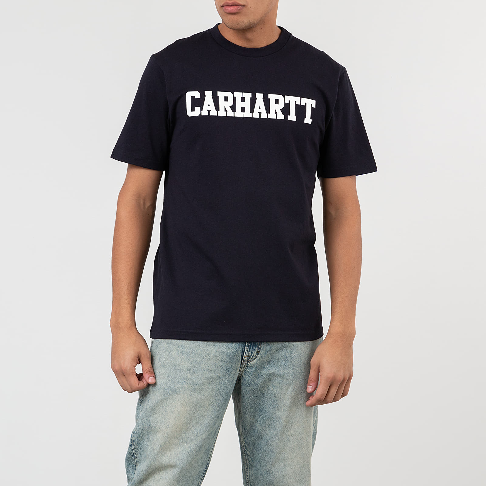 T-shirts Carhartt WIP College Tee Dark Navy/ White