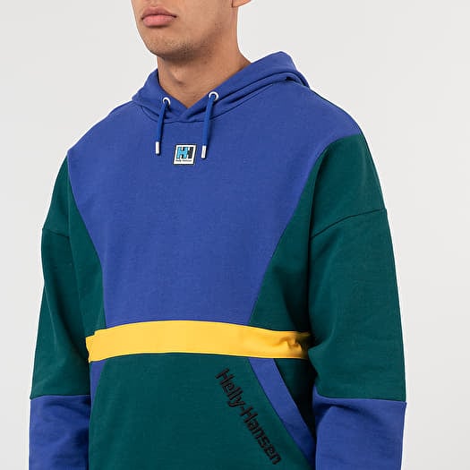 Hoodies and sweatshirts Helly Hansen Heritage Blocked Hoodie Teal Footshop