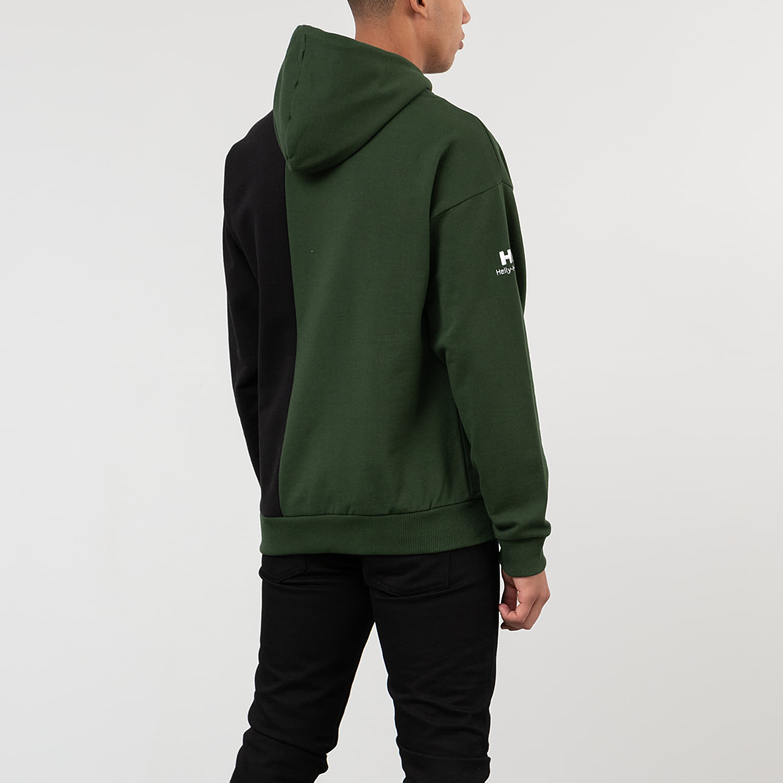 Hoodies and sweatshirts  Helly Hansen YU Blocked Hoodie Mountain Green