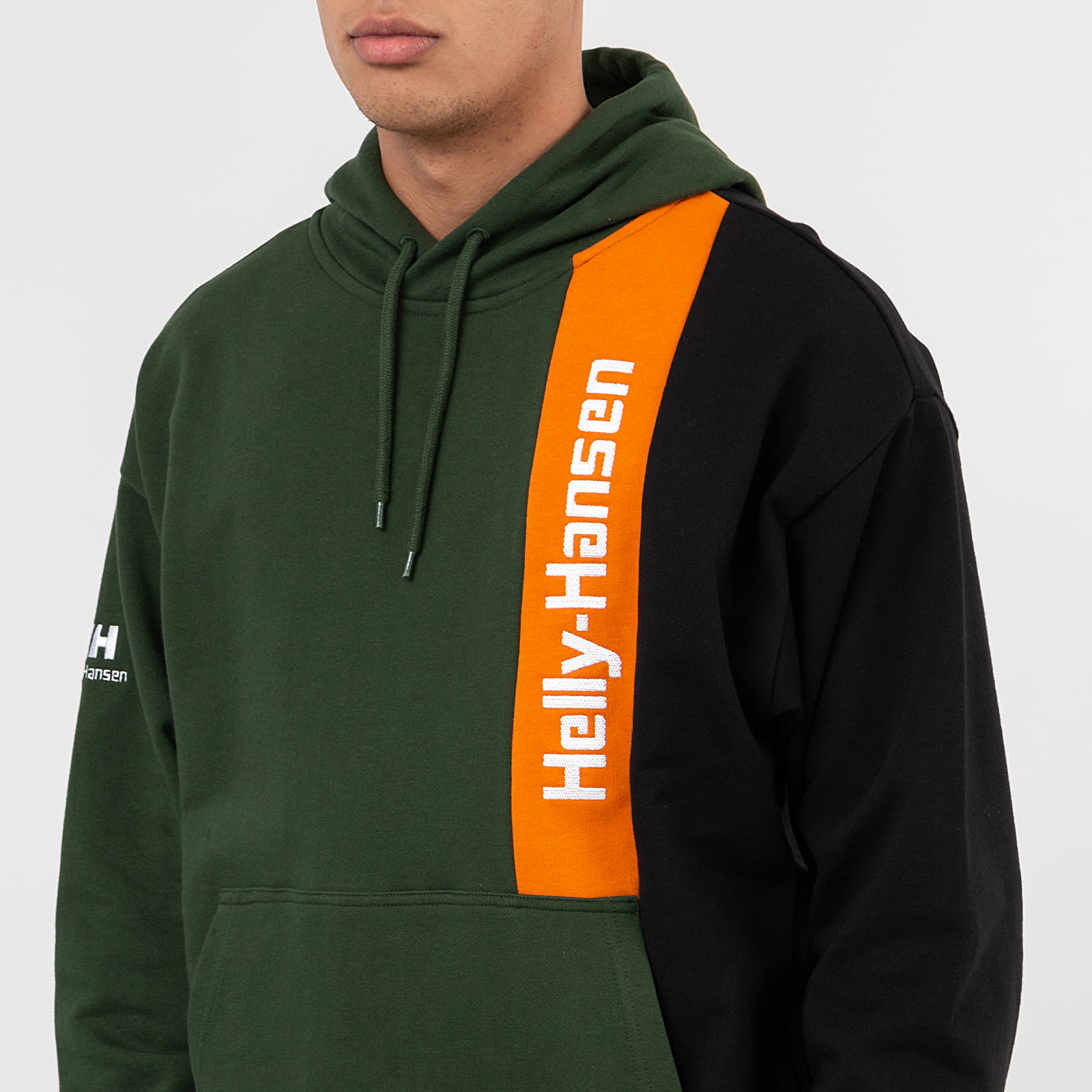 Hoodies and sweatshirts  Helly Hansen YU Blocked Hoodie Mountain Green