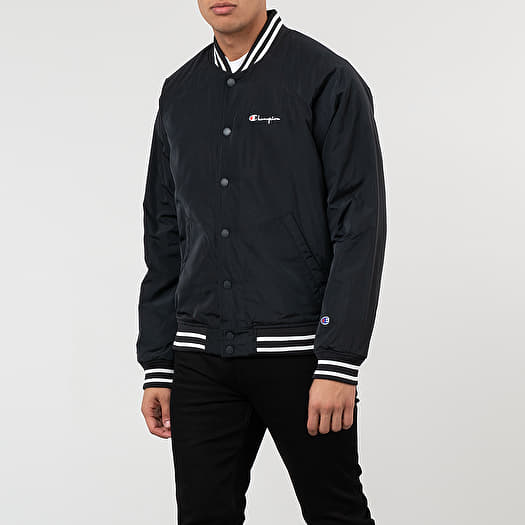 Black champion track jacket hot sale