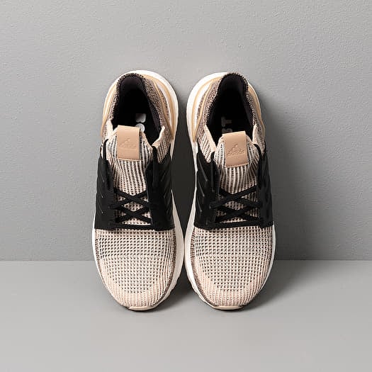 Men's ultraboost 19 running shoes linen/black/white top