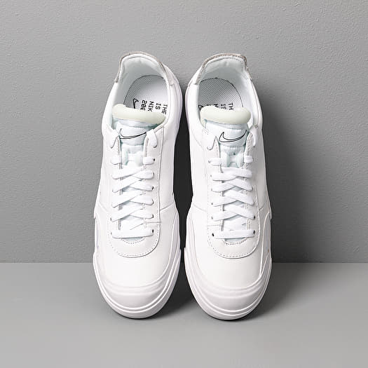 nike drop type all white