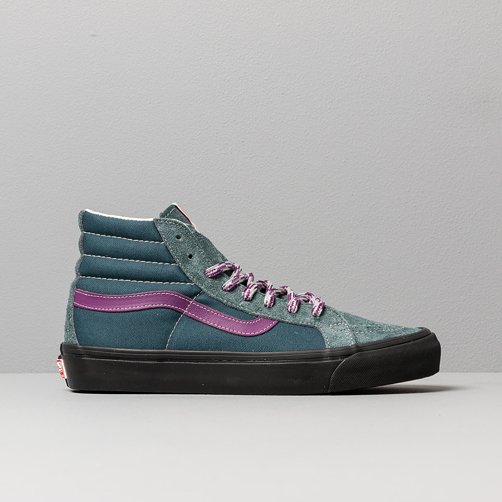 Încălțăminte și sneakerși pentru bărbați Vans OG SK8-Hi LX (Hairy Suede) Blue/ Purple