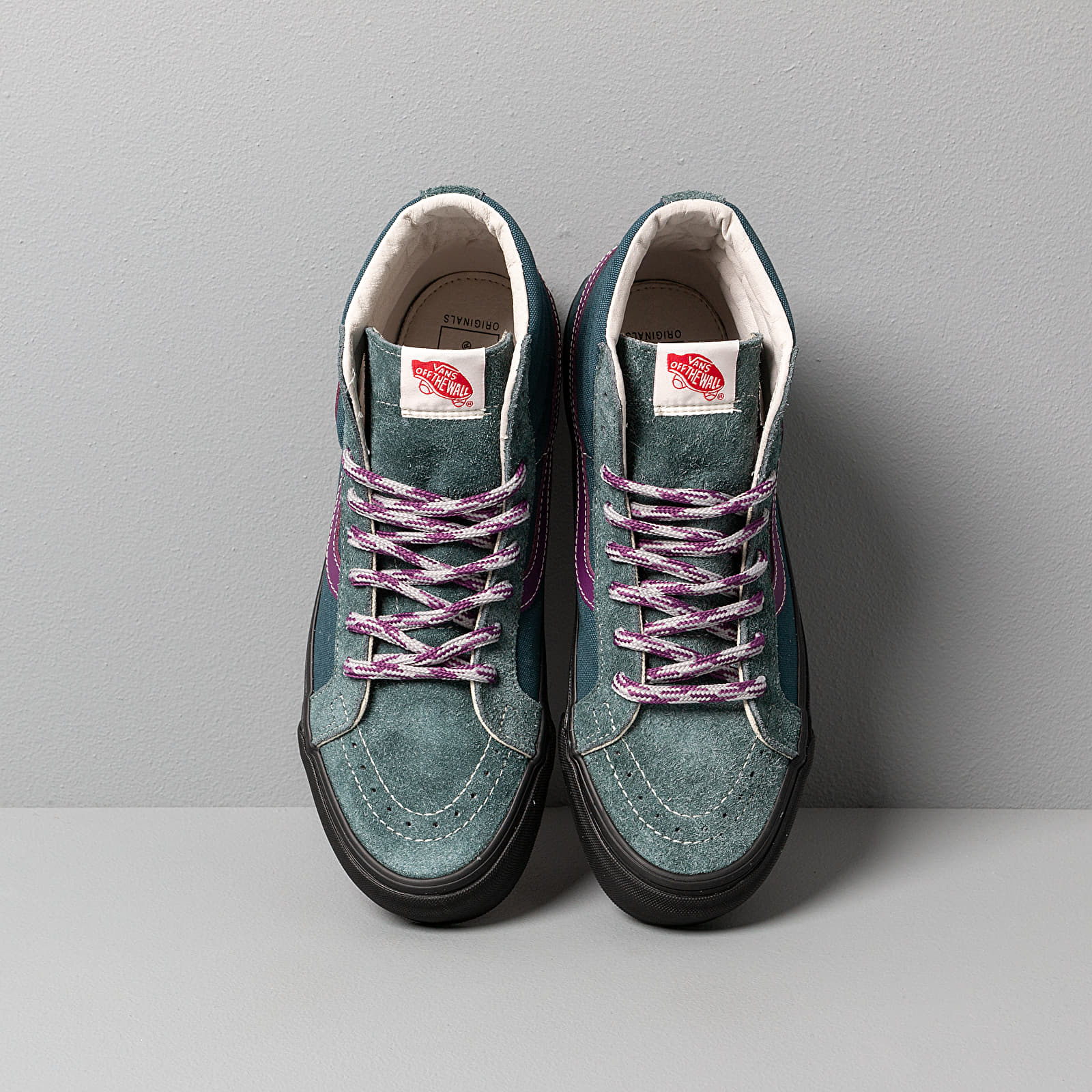 Încălțăminte și sneakerși pentru bărbați Vans OG SK8-Hi LX (Hairy Suede) Blue/ Purple