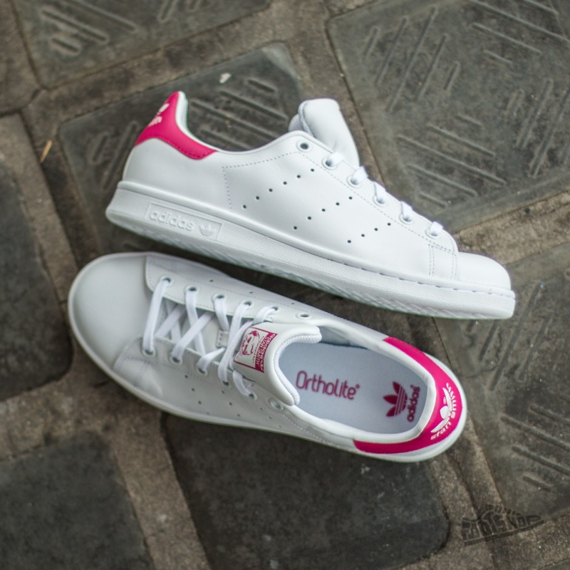 Dámské tenisky a boty adidas Stan Smith J Ftw White/ BoPink