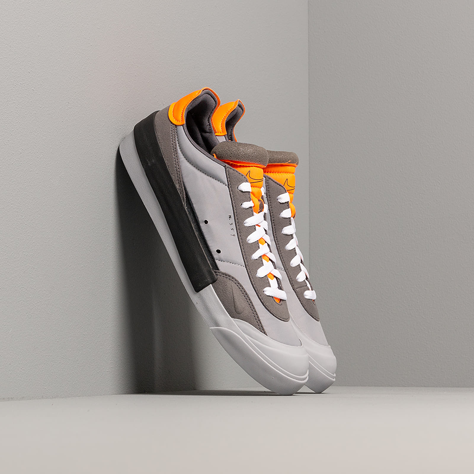 Zapatillas Hombre Nike Drop-Type Wolf Grey/ Black-Total Orange-Dark Grey