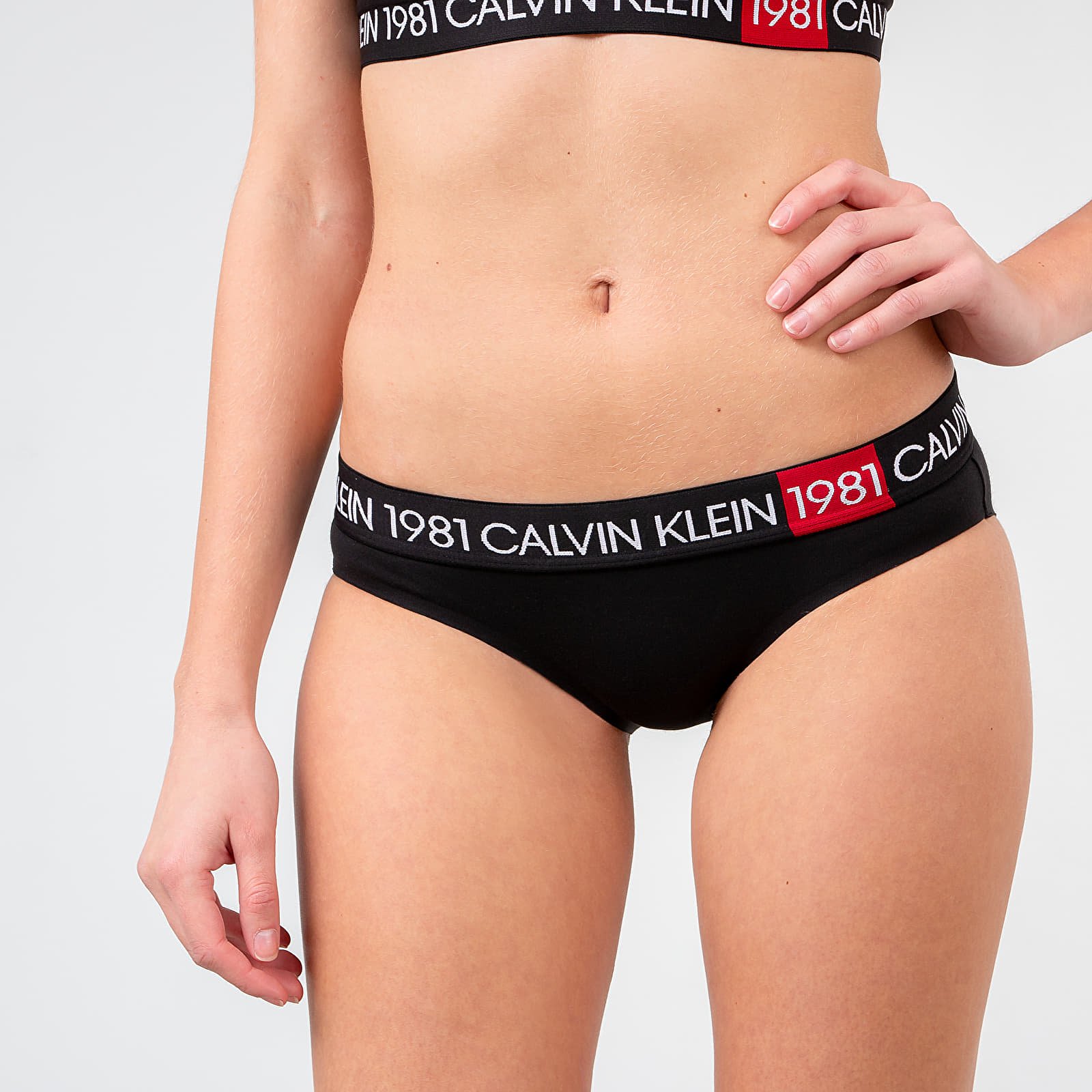 Kalhotky Calvin Klein 1981 Bold Bikini Black