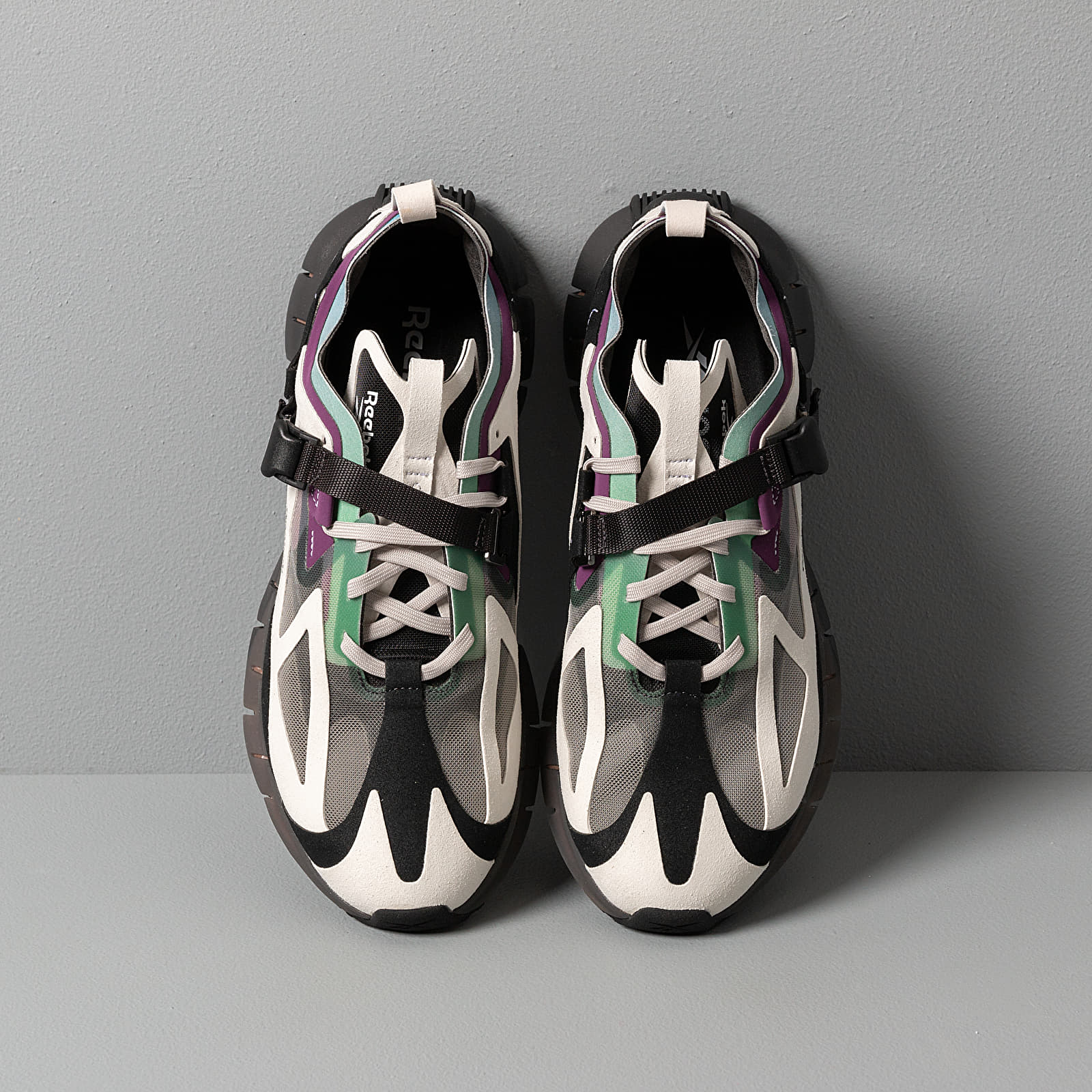 Zapatillas Hombre Reebok Zig Kinetica Concept_Type1 Sand Stone/ Black/ Emerald