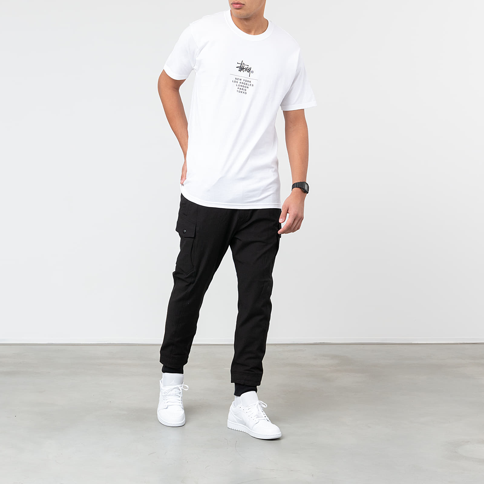 T-shirts Stüssy City Stack Tee White