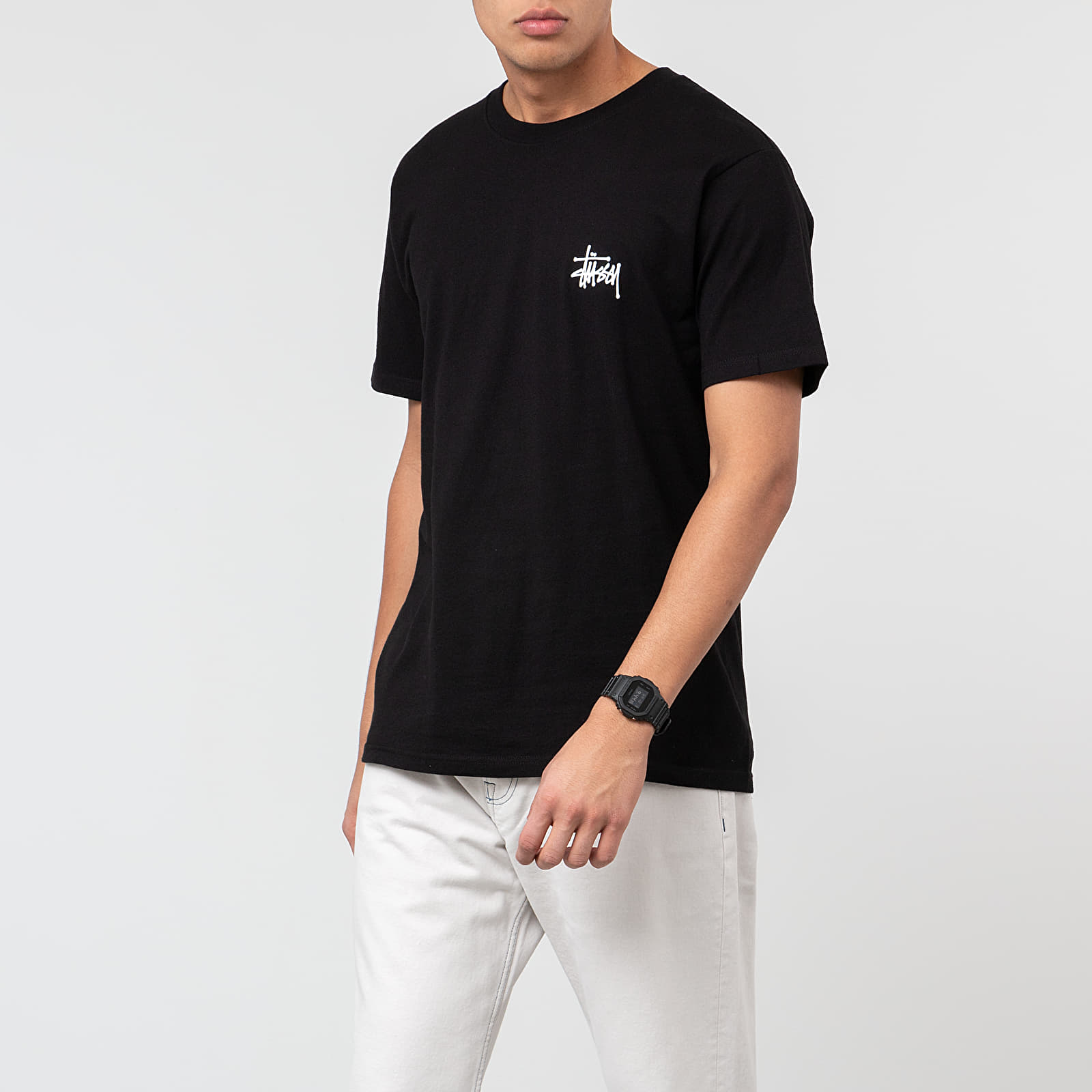 Trička Stüssy Basic Tee Black