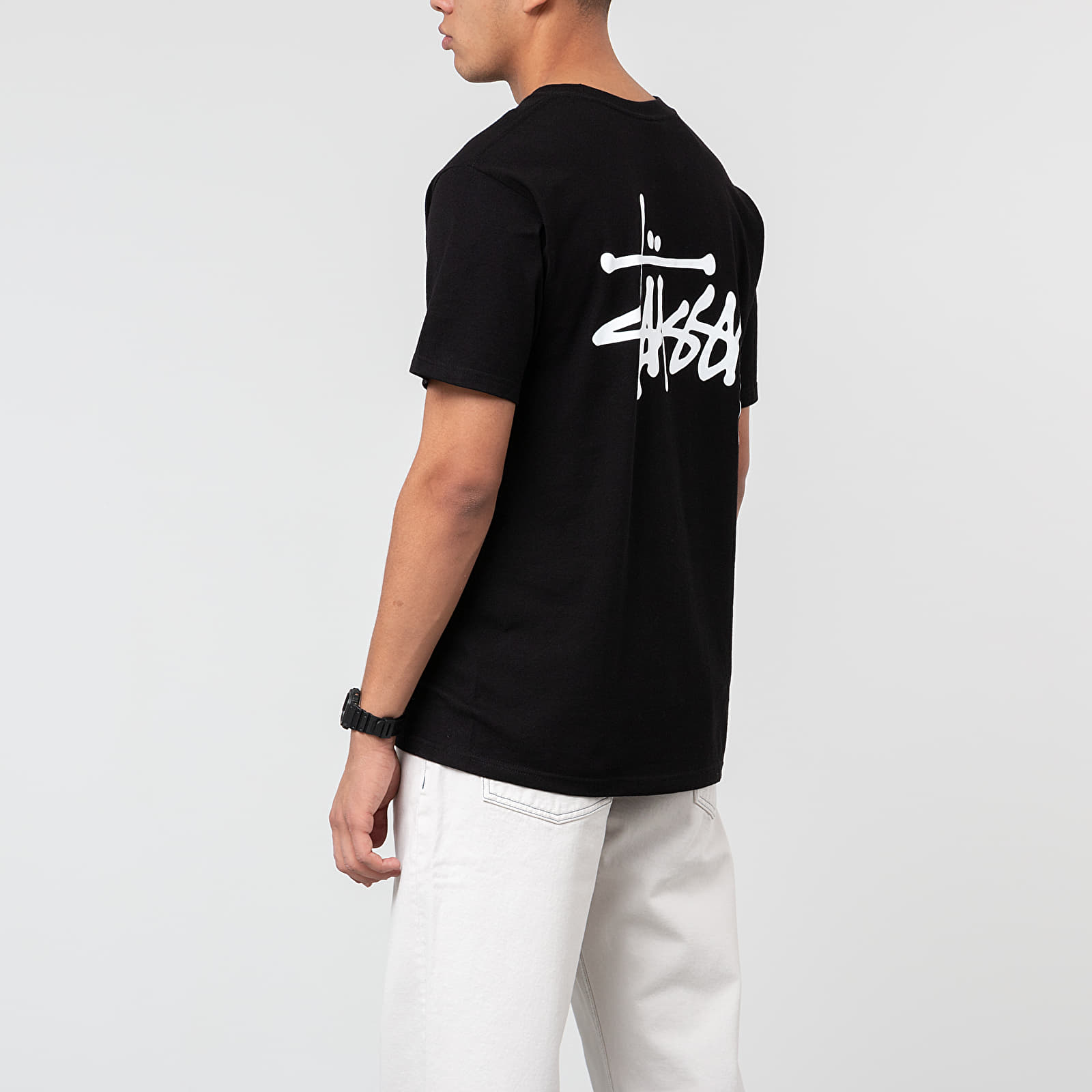 Trička Stüssy Basic Tee Black