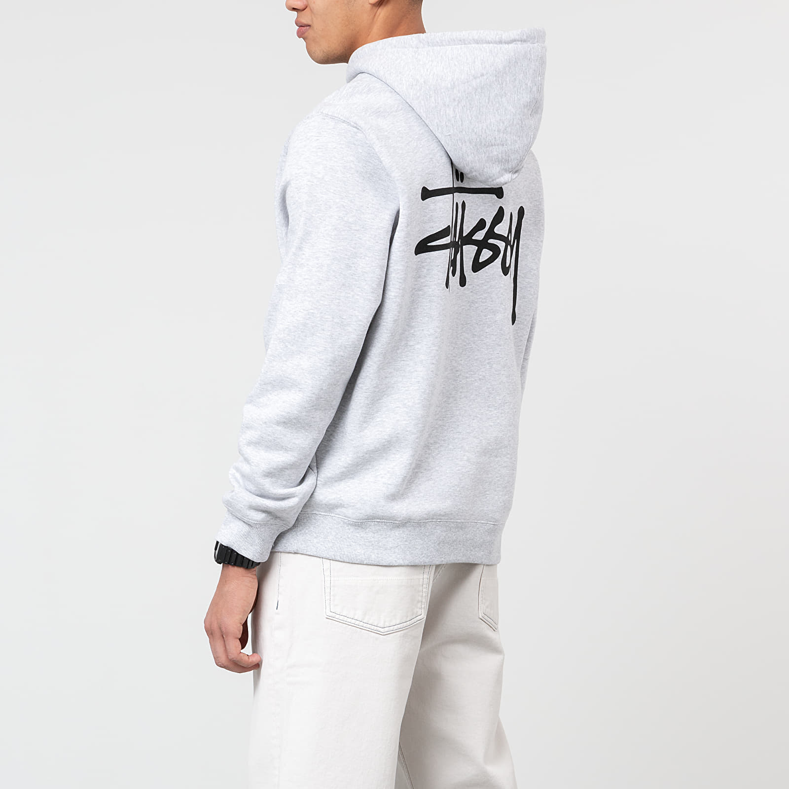 Puloverji   Stüssy Basic Hoodie Ash Heather