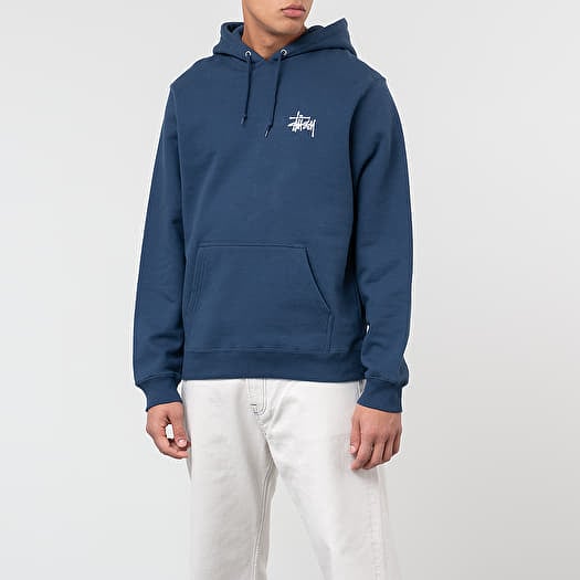 Stussy navy hoodie new arrivals