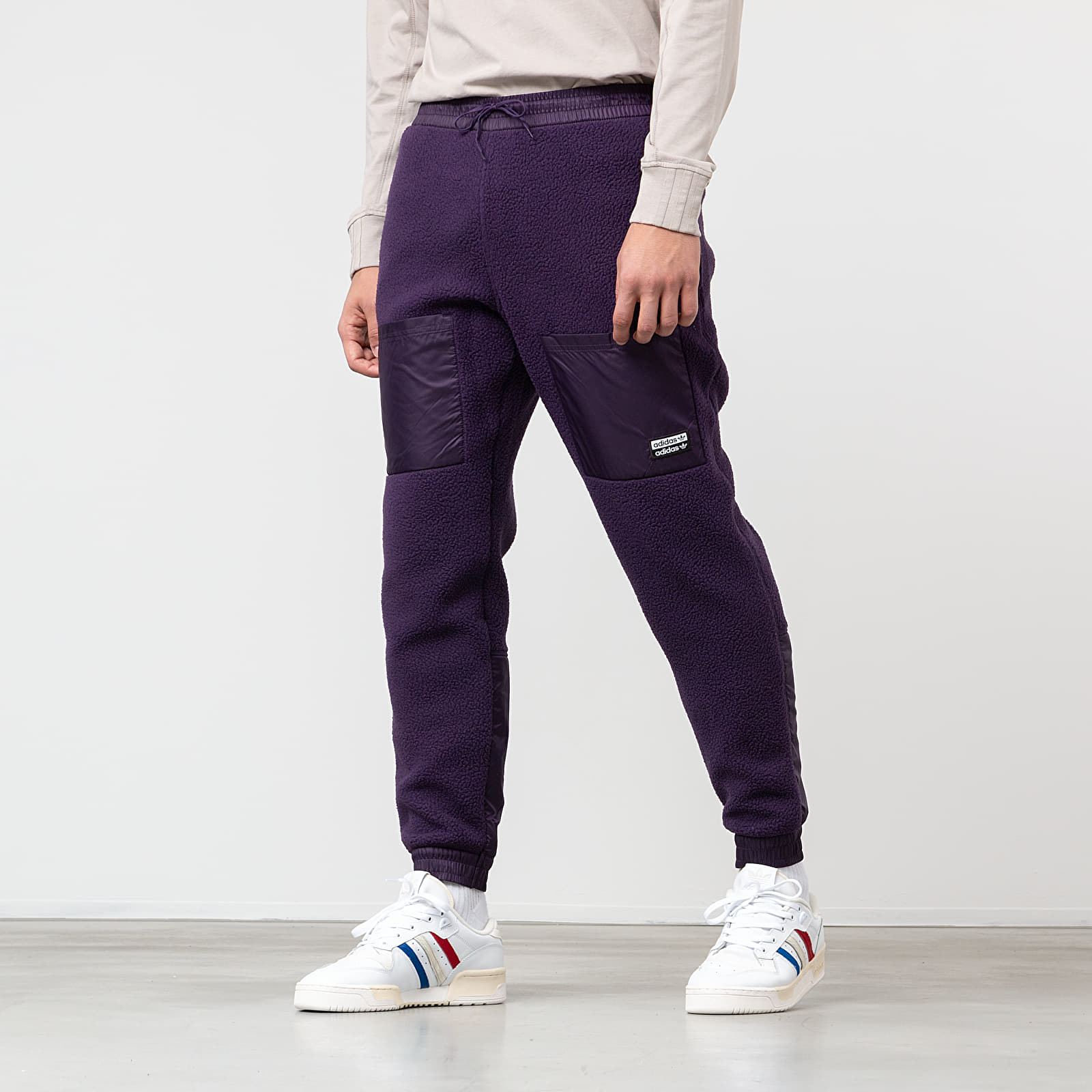Džíny a kalhoty adidas R.Y.V. Tf Track Pants Legend Purple
