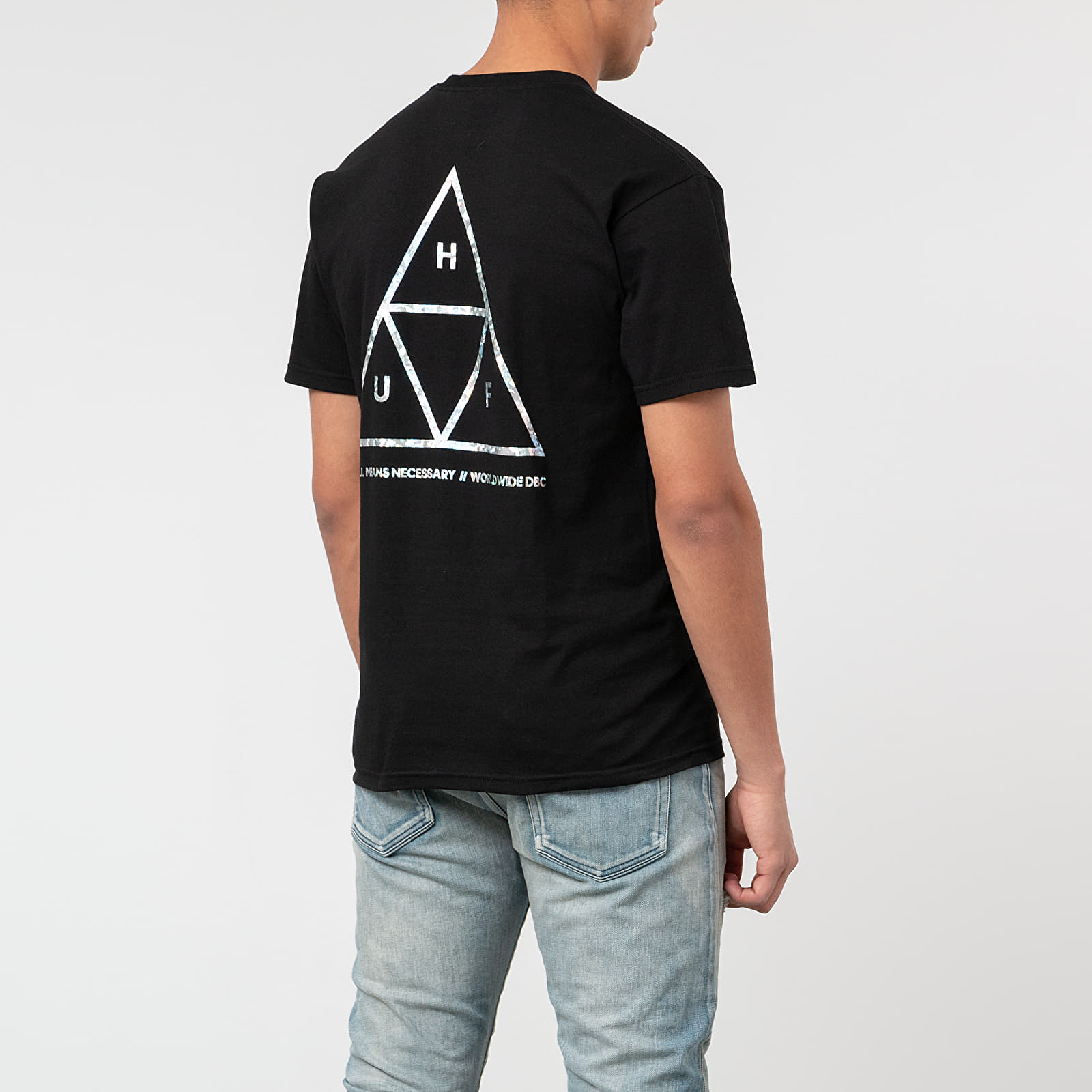 Huf hologram t shirt sales