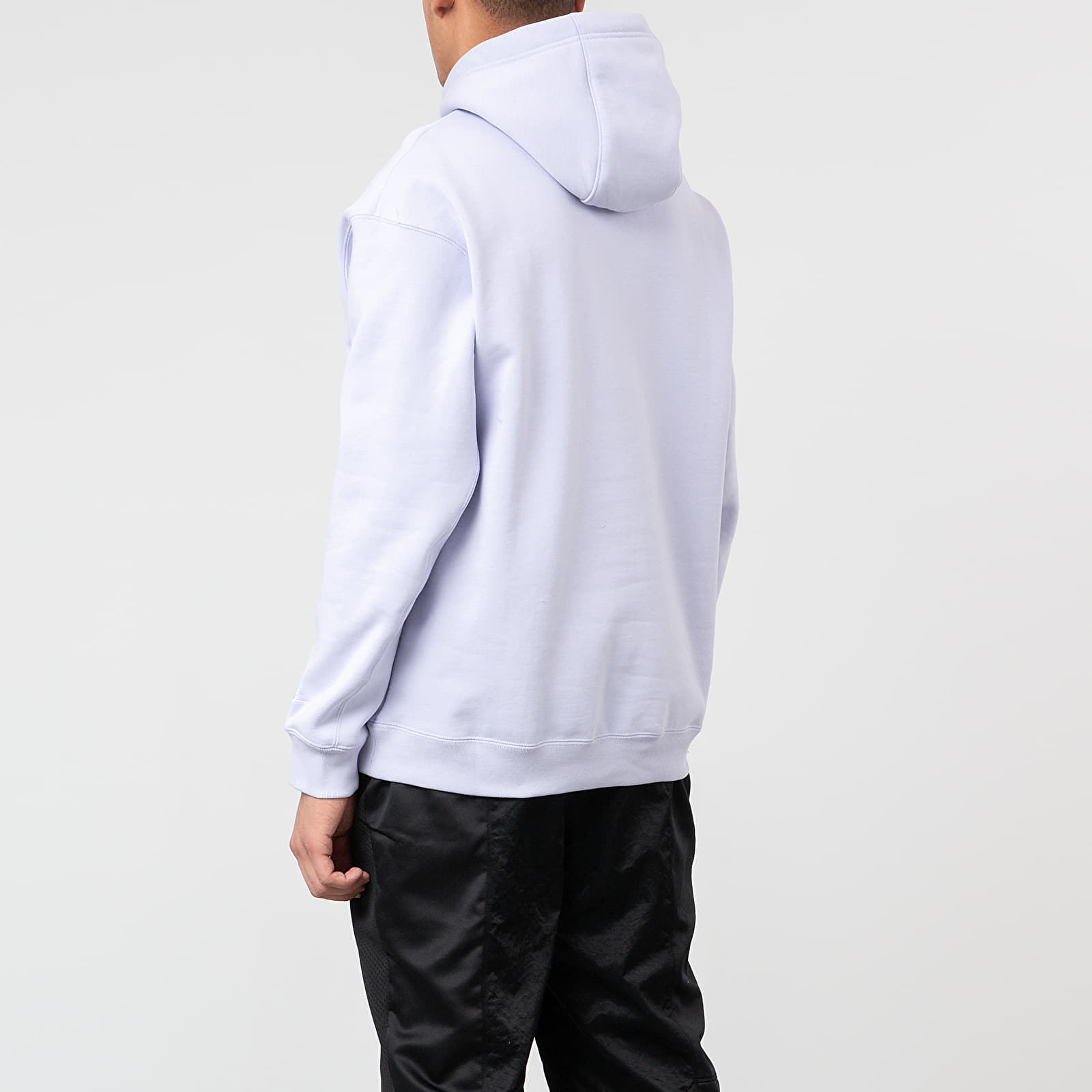 Sweatshirts Nike Sportswear Just Do It Pullover Fleece Heavyweight Hoodie Lavender  Mist/ White | Footshop