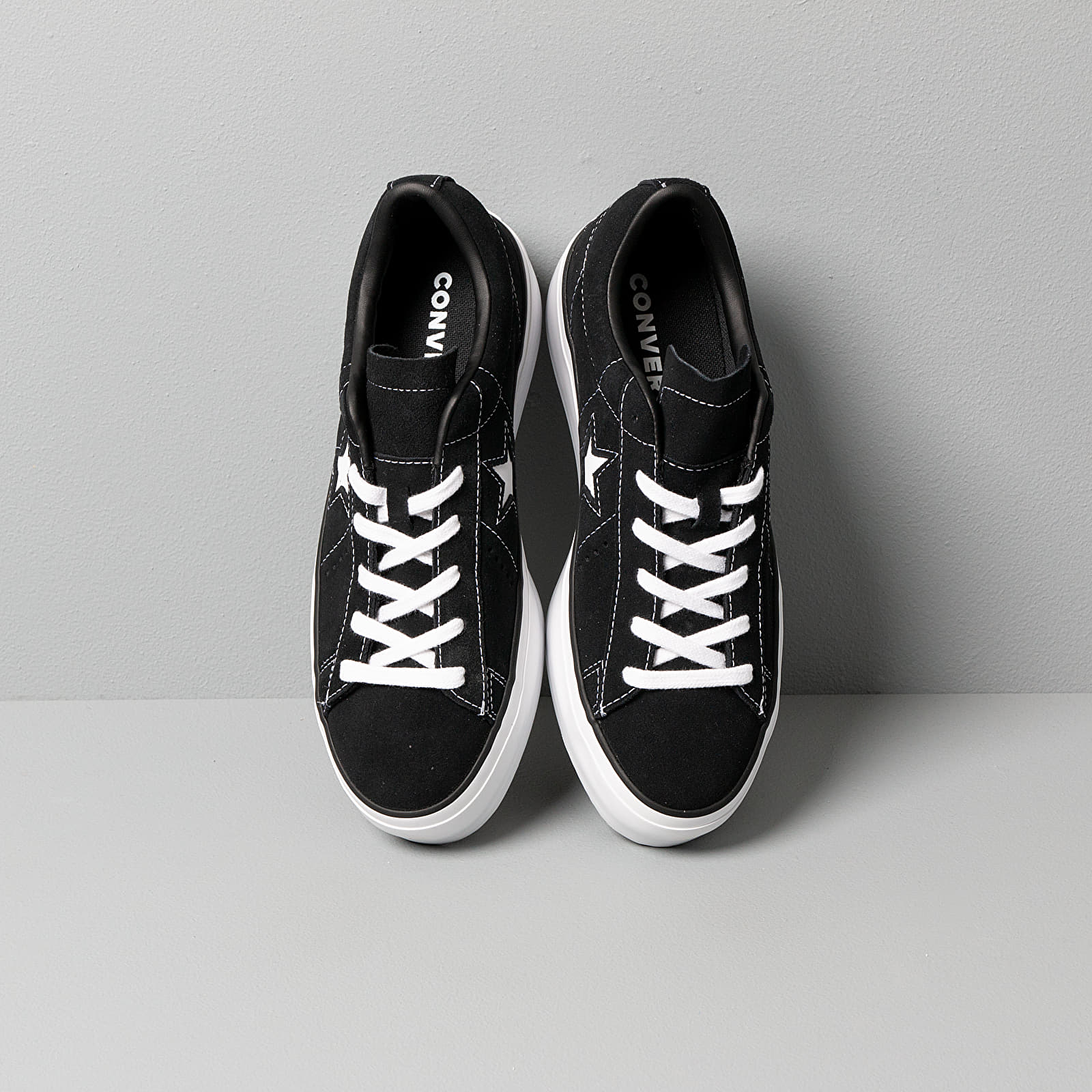 Women s shoes Converse One Star Platform Black Black White