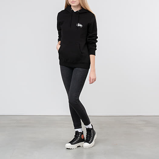 Hoodies and sweatshirts Stussy Basic Logo Hoodie Black Footshop