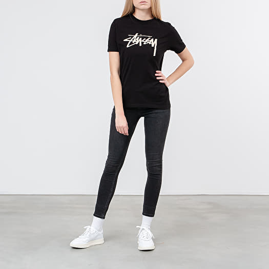 T-shirts Stüssy Stock Tee Black Footshop