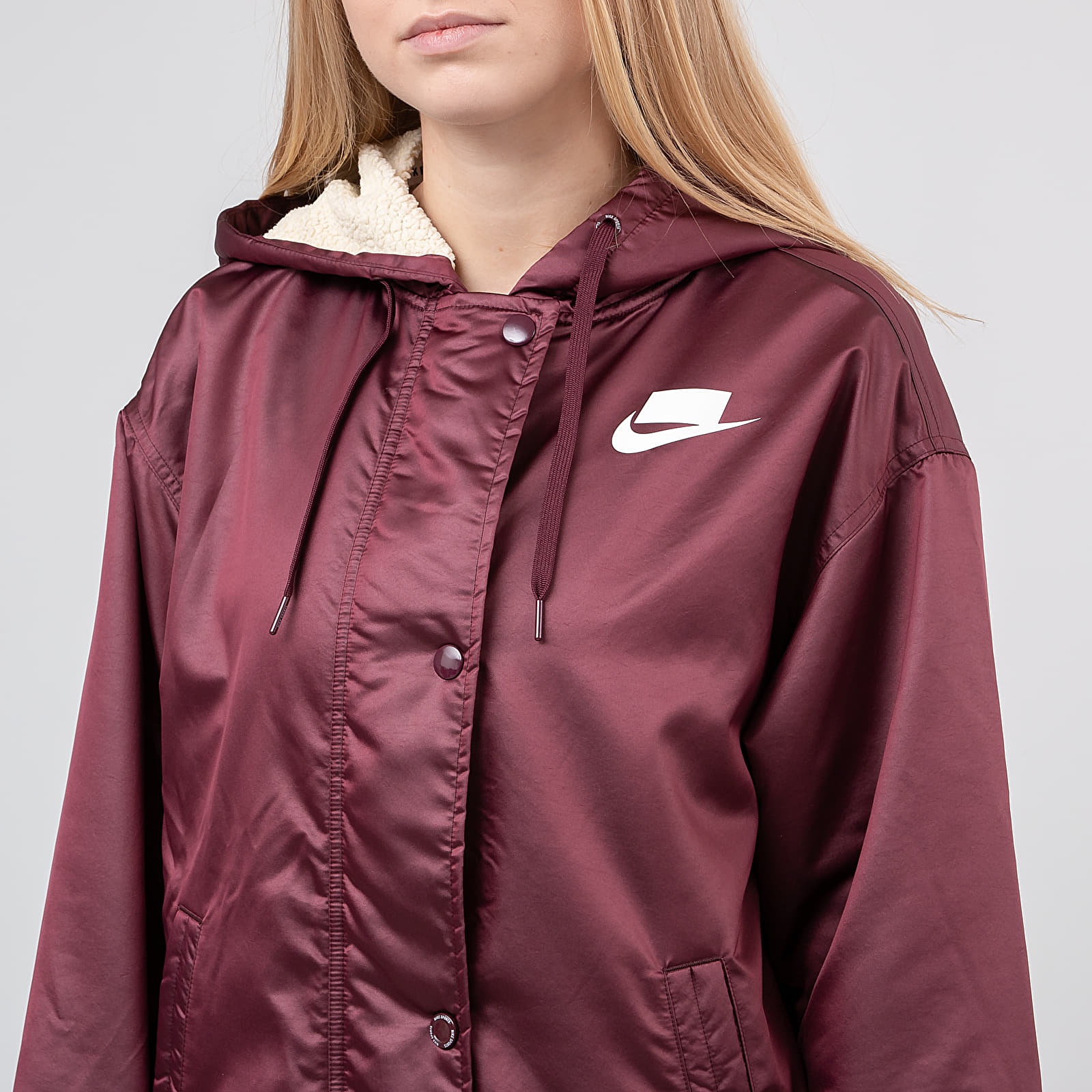 Gabardinas Nike Sportswear NSP Syn Fill Parka Night Maroon/ Muslin/ White