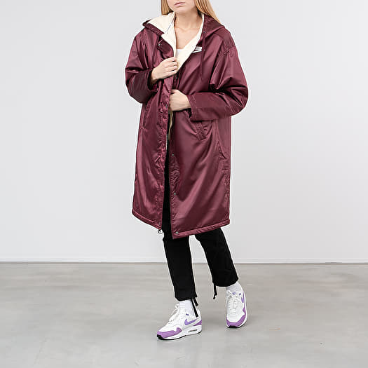 Parka Coats Nike Sportswear NSP Syn Fill Parka Night Maroon/ Muslin/ White  | Footshop