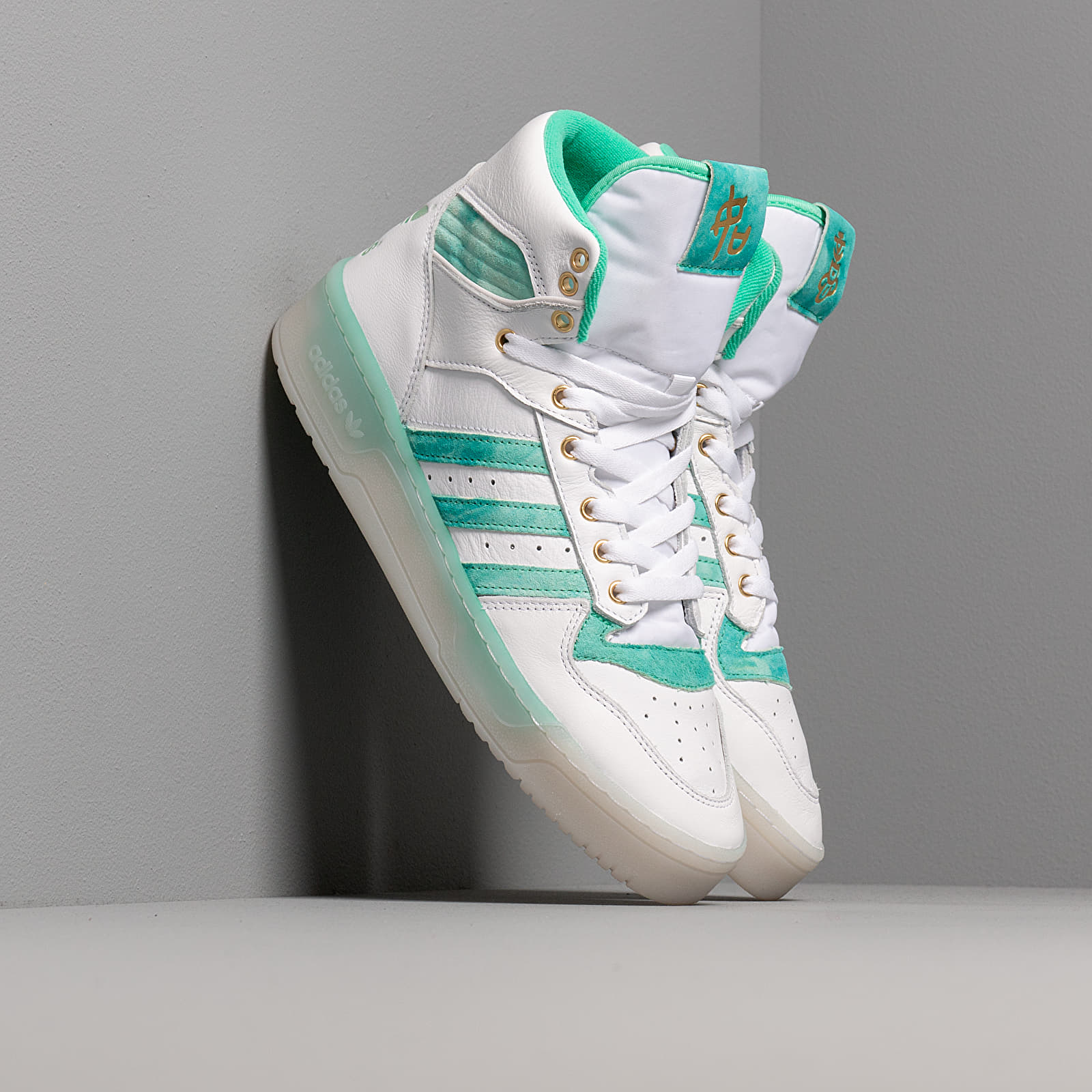 Buty męskie adidas Rivalry Ftwr White/ Hi-Res Green S18/ Gold Foil