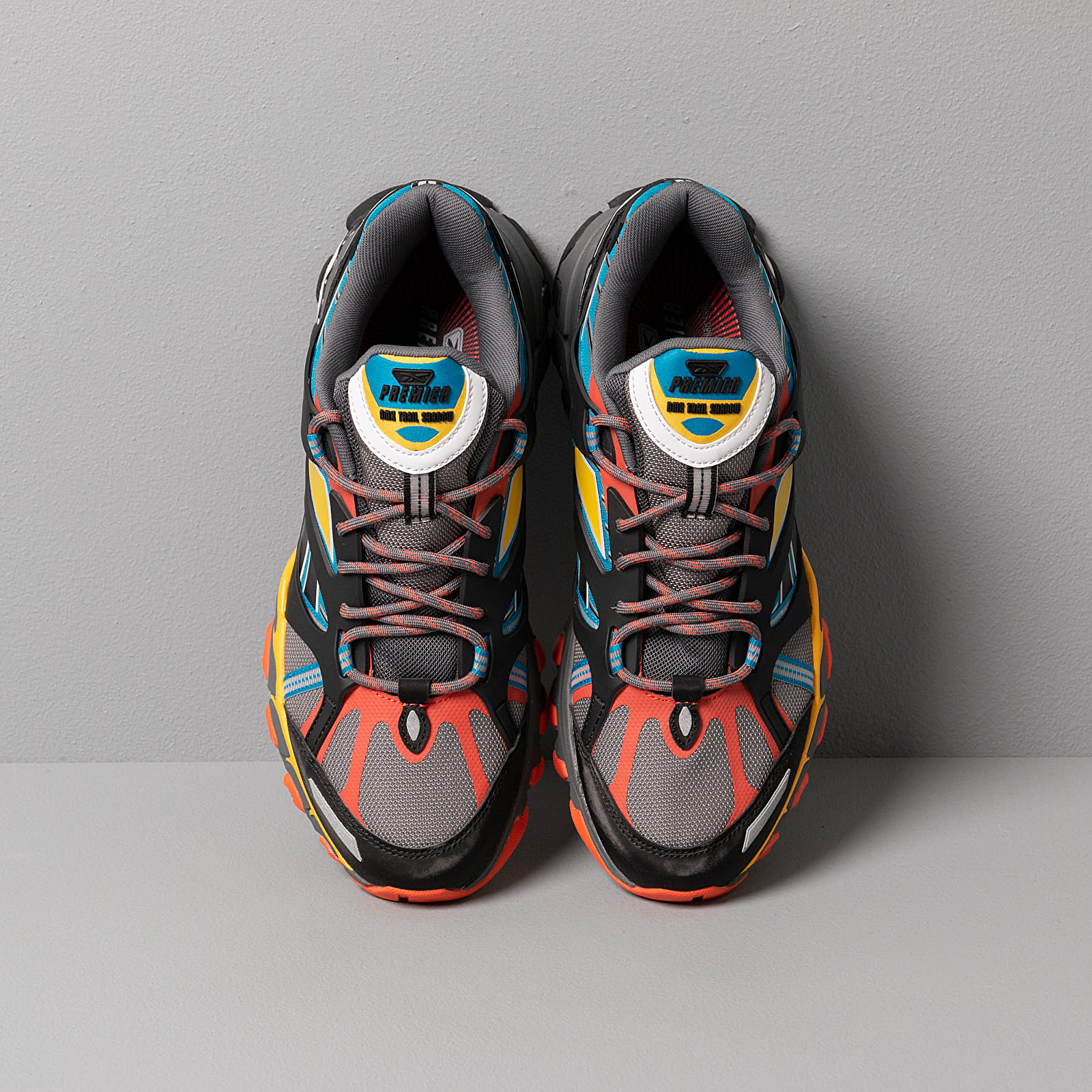 Sko til mænd Reebok DMX Trail Shadow Cd Grey6/ Collegiate Blue/ Vivid Orange