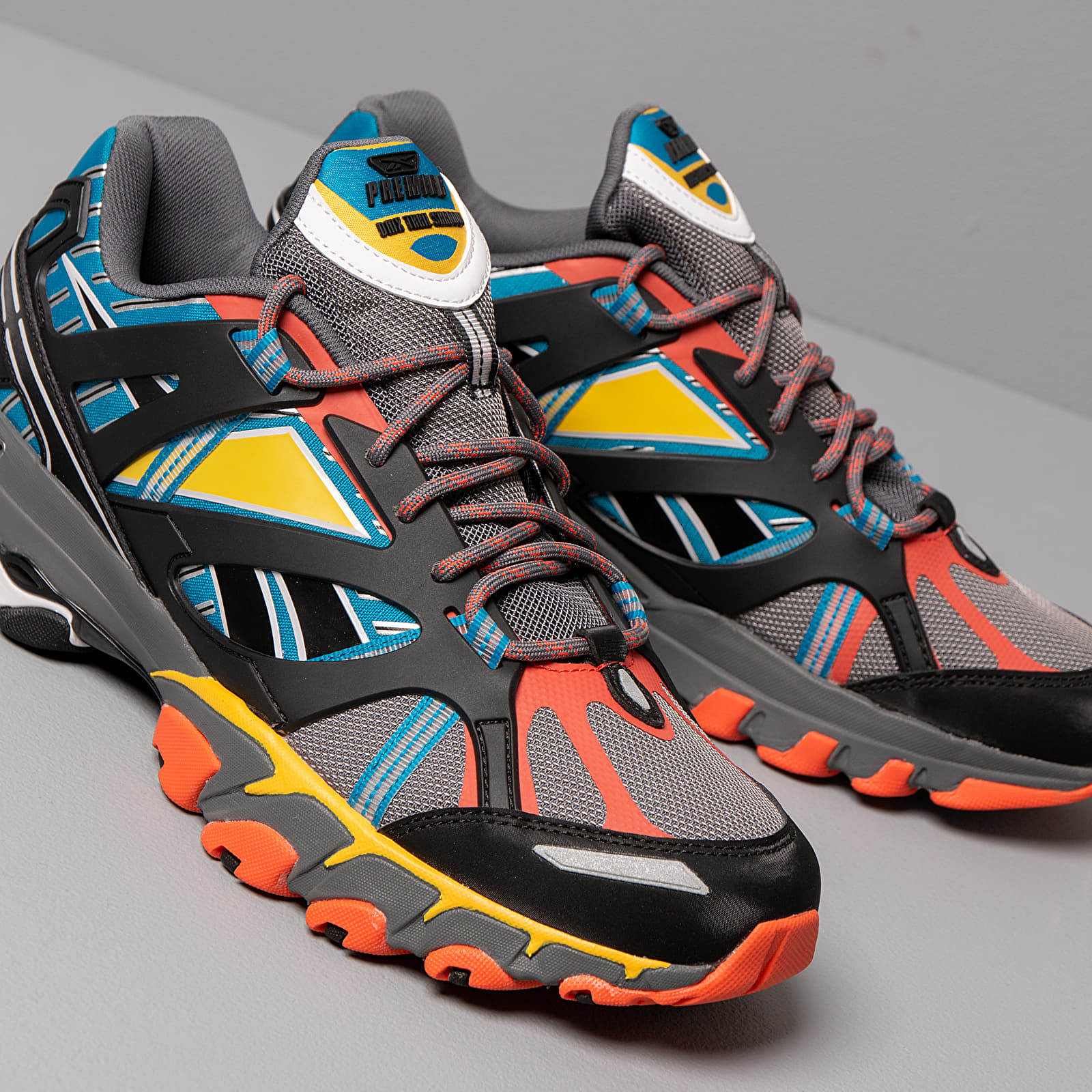 Sko til mænd Reebok DMX Trail Shadow Cd Grey6/ Collegiate Blue/ Vivid Orange