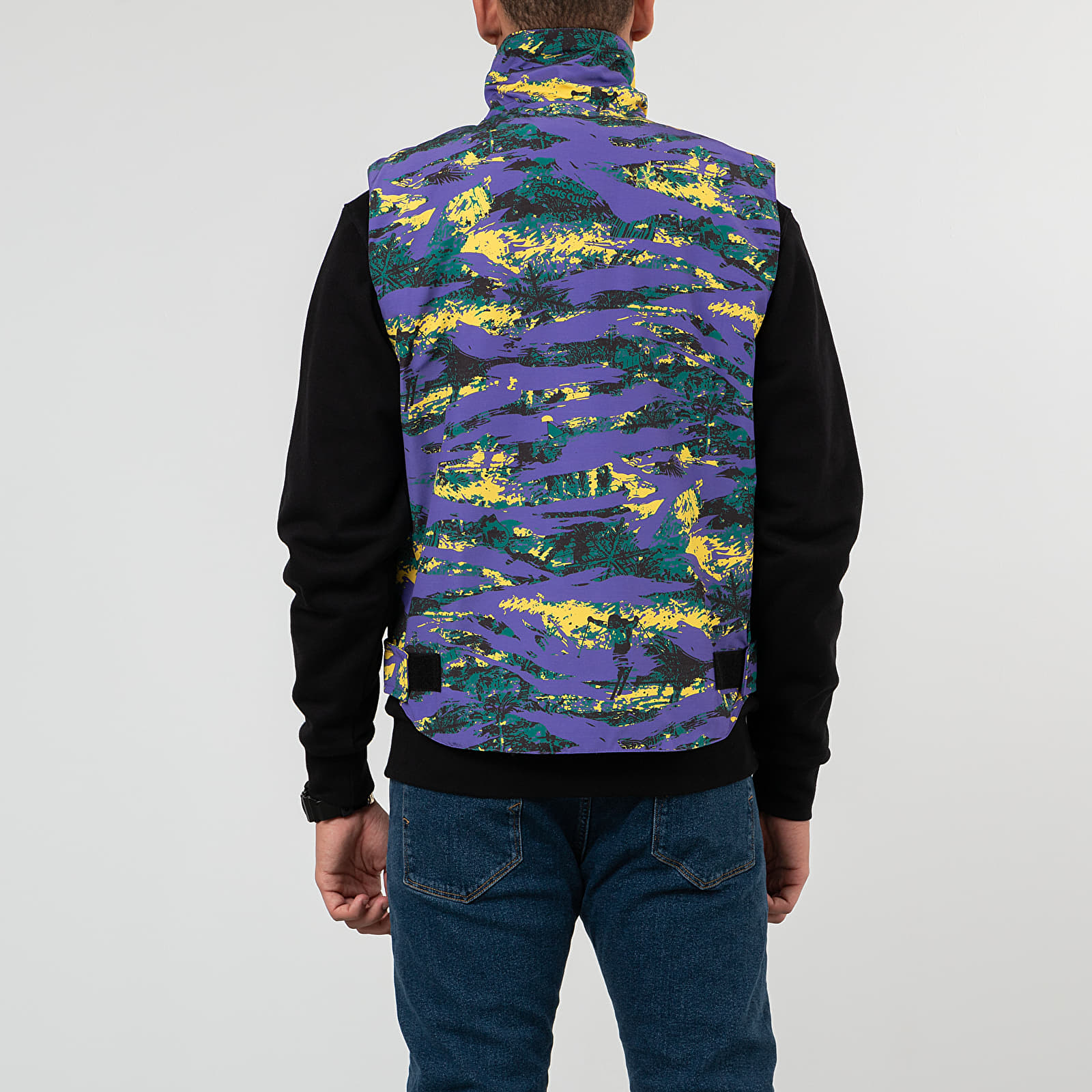 Jackets Billionaire Boys Club Reversible Ski Vest Purple Camo/ Black