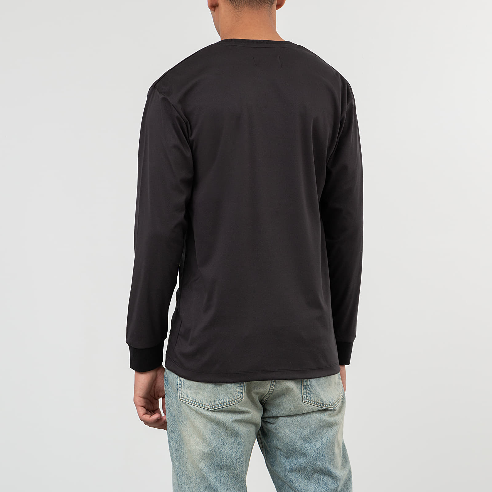 T-shirts Jordan Remastered Sueded Long Sleeve Tee Black/ Black/ Metallic Gold