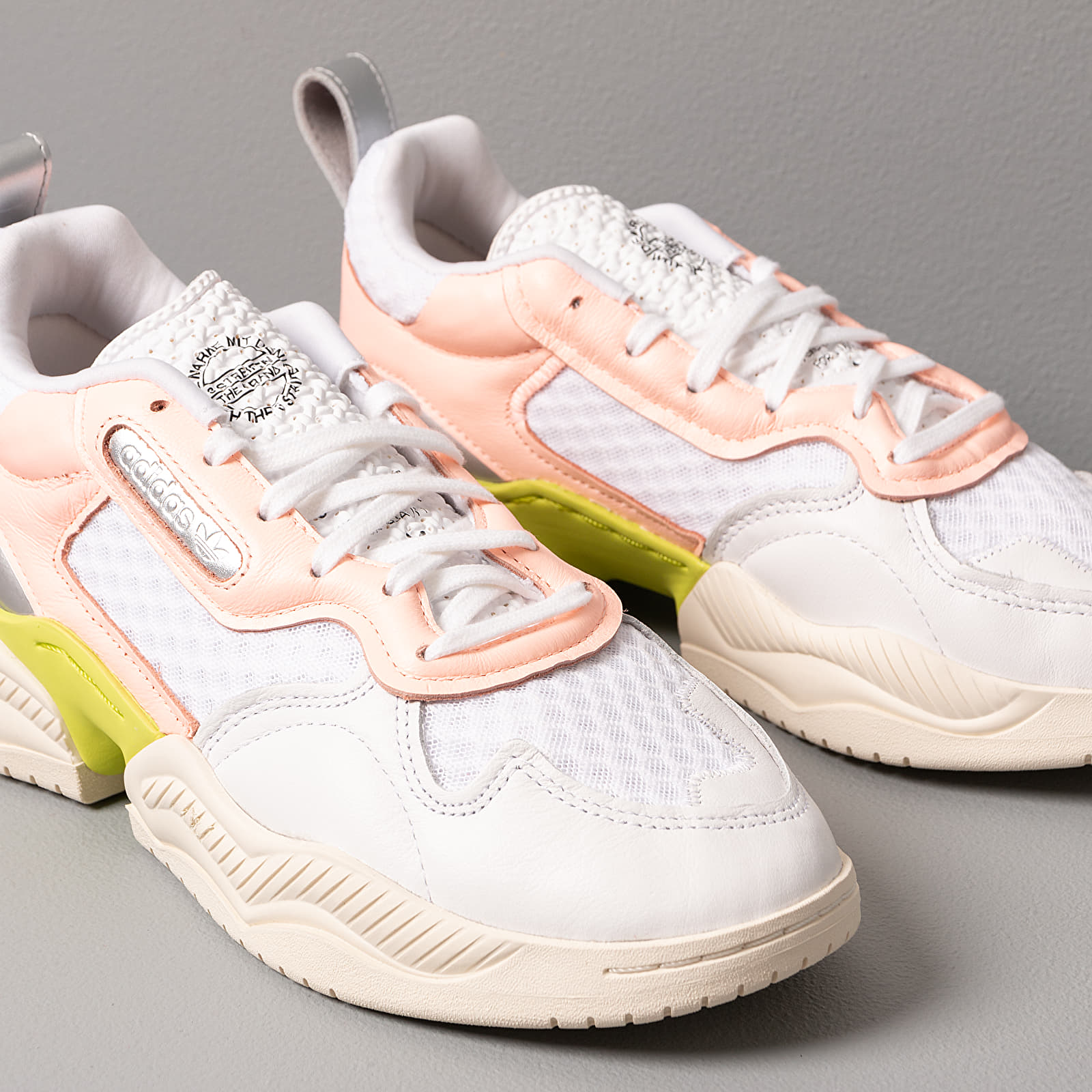 Damen Sneaker und Schuhe adidas Supercourt RX W Ftwr White Ftwr White Flash Red Footshop