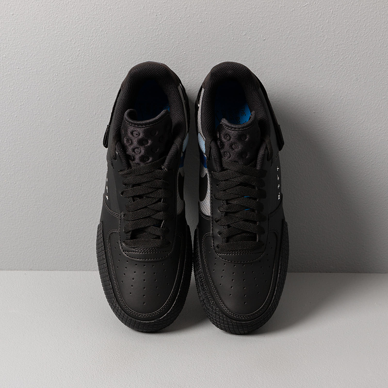 Air force 1 type black blue deals